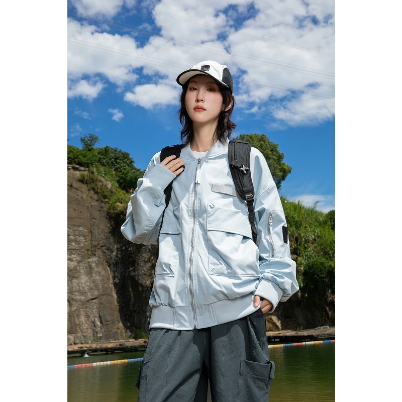 Unisex Waterproof & Windproof  - Bomber Jacket Men 评论和价格