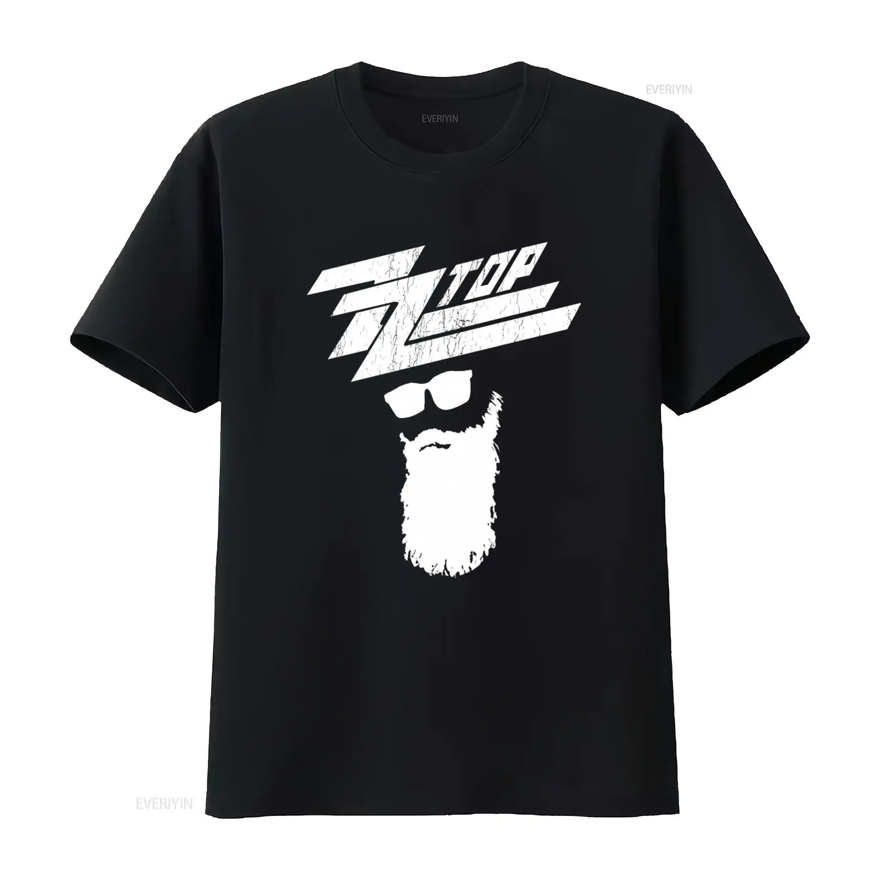 ZZ TOP Rock Band Music Black T - Mens Fashion Black Shirt 评论和价格