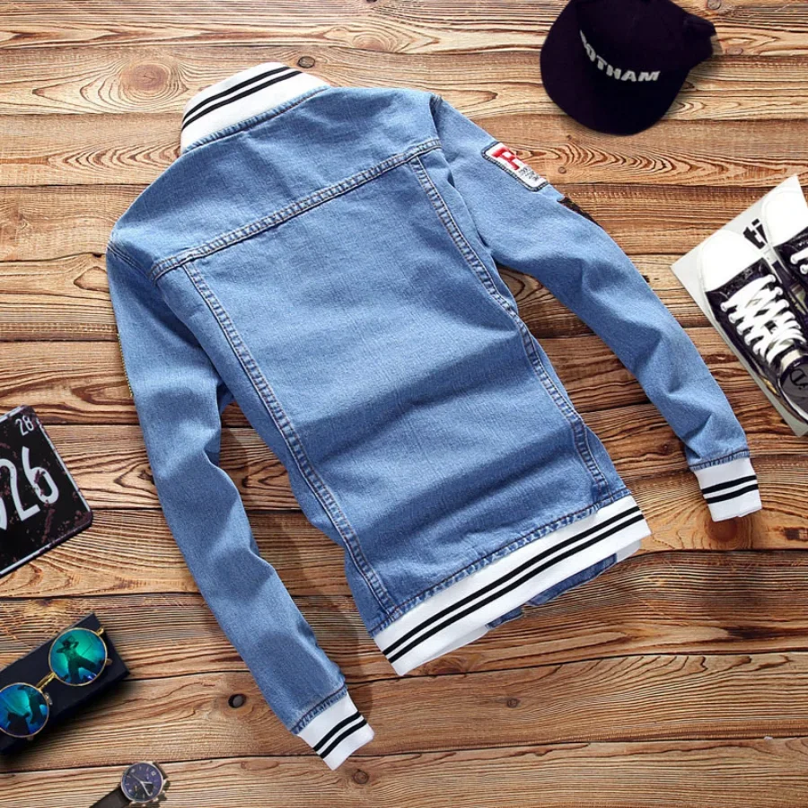 New 2026 Men's Denim Jackets F - Bomber Jacket Men 评论和价格