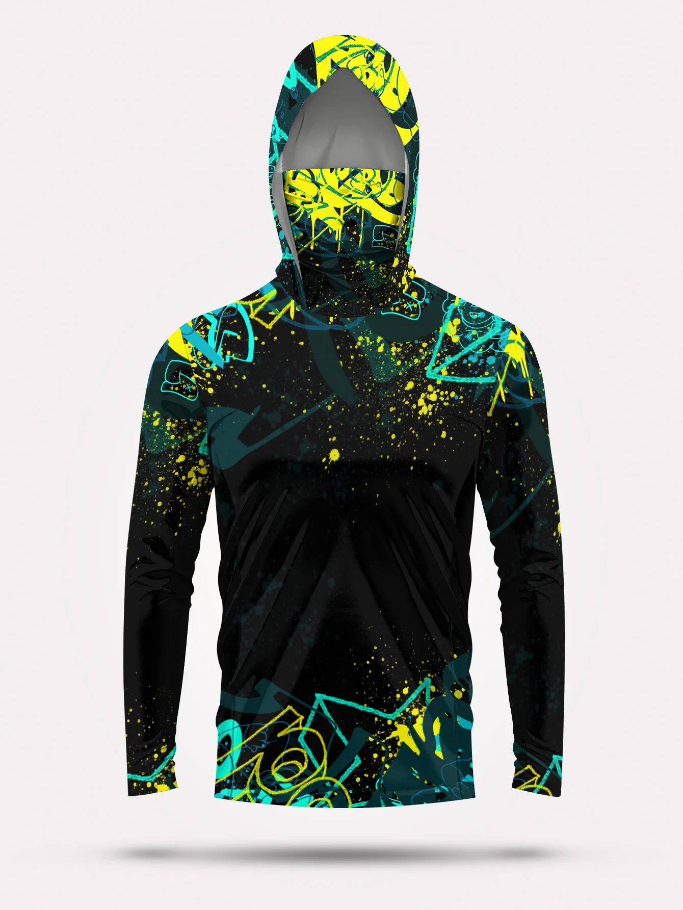 Men UPF50+ Fishing Hoodie With - Mens Fashion Summer 评论和价格