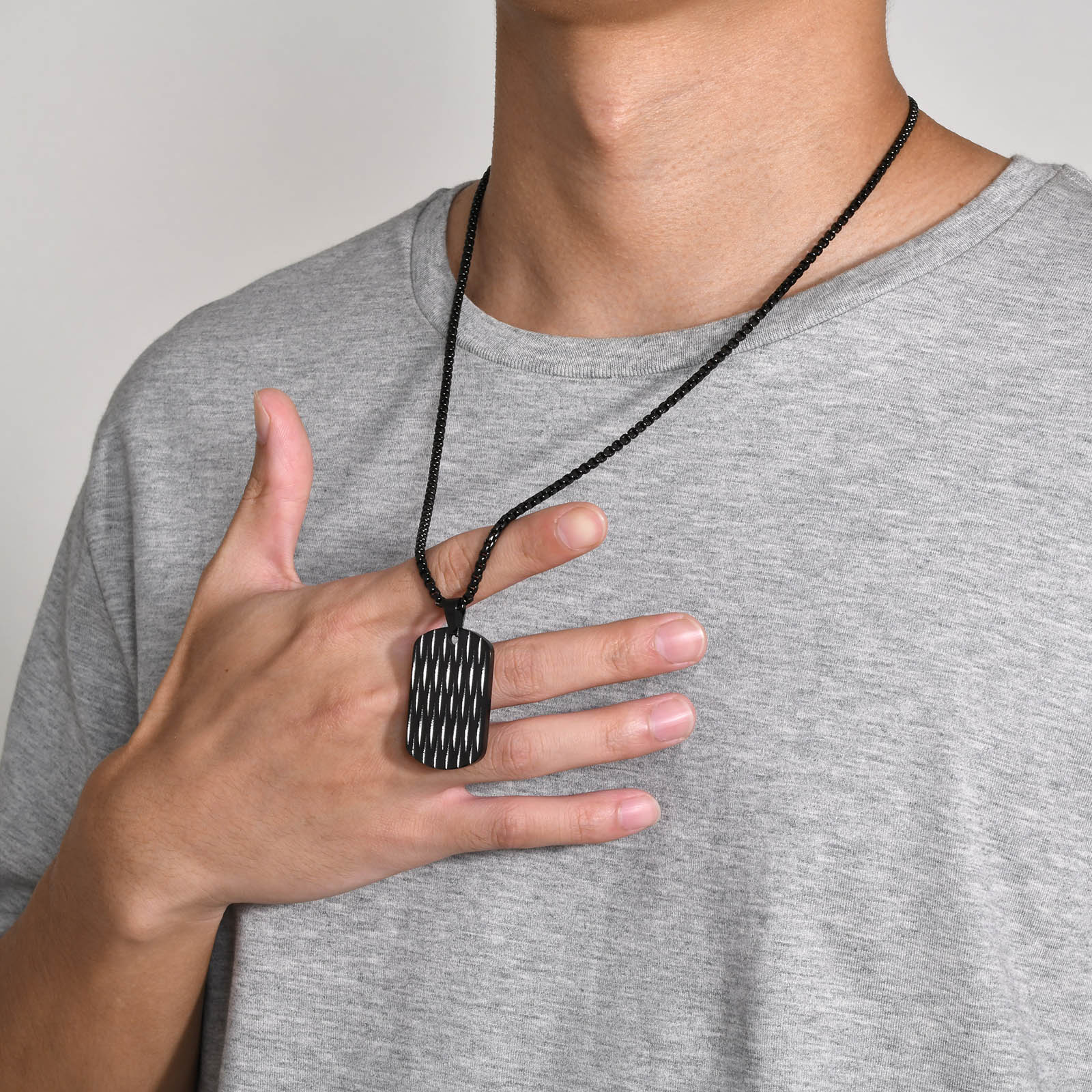Mprainbow Mens Dog Tag Necklac - Mens Fashion In The 1920S 评论和价格