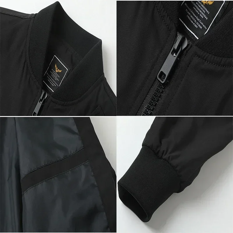 Men Windbreaker Bomber Basebal - Bomber Jacket Men 评论和价格