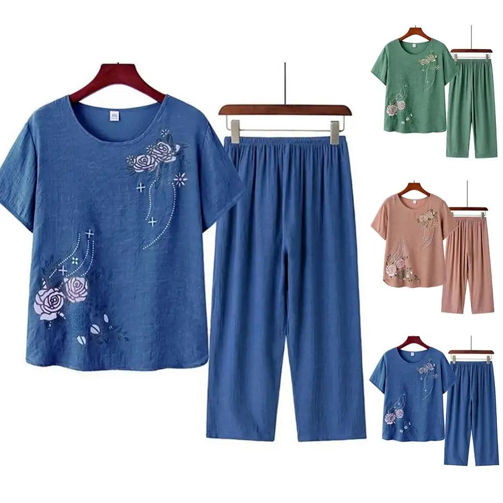 Middle-aged elderly women's sh - Mens Fashion Summer 2025 评论和价格
