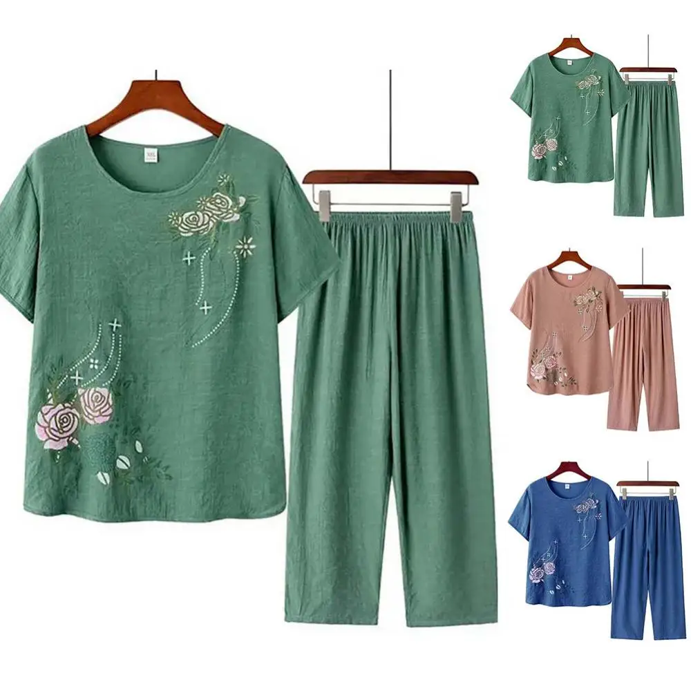 Middle-aged elderly women's sh - Mens Fashion Summer 2025 评论和价格