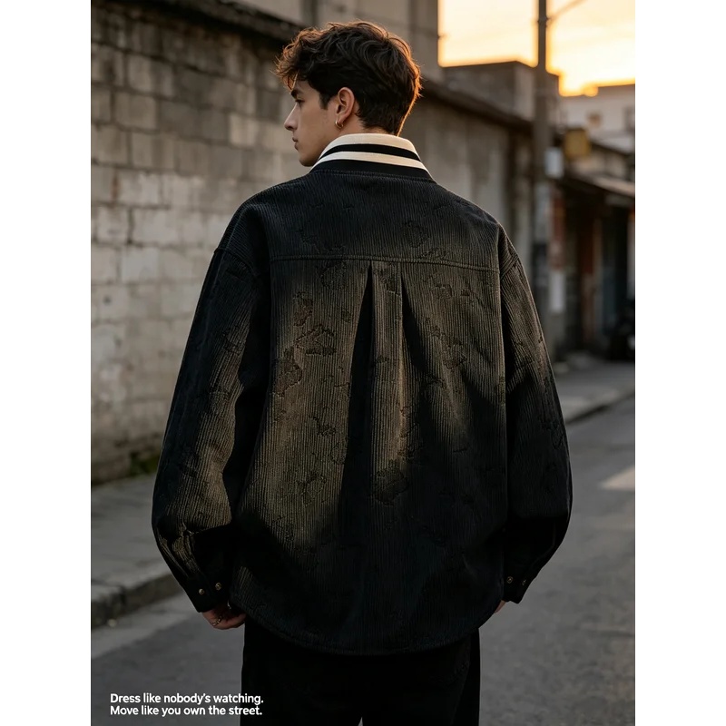 Men's Vintage Jacquard Varsity - Varsity Jacket Letterman 评论和价格