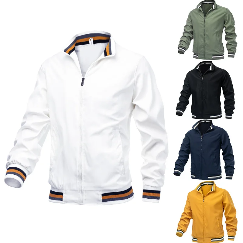 Spring Autumn Bomber Jacket Me - Bomber Jacket Men 评论和价格