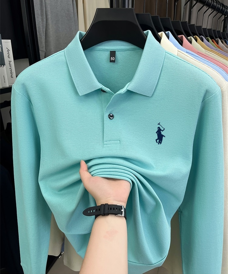 100% pure cotton high-end bran - Men'S Fashion Polo Shirt 评论和价格