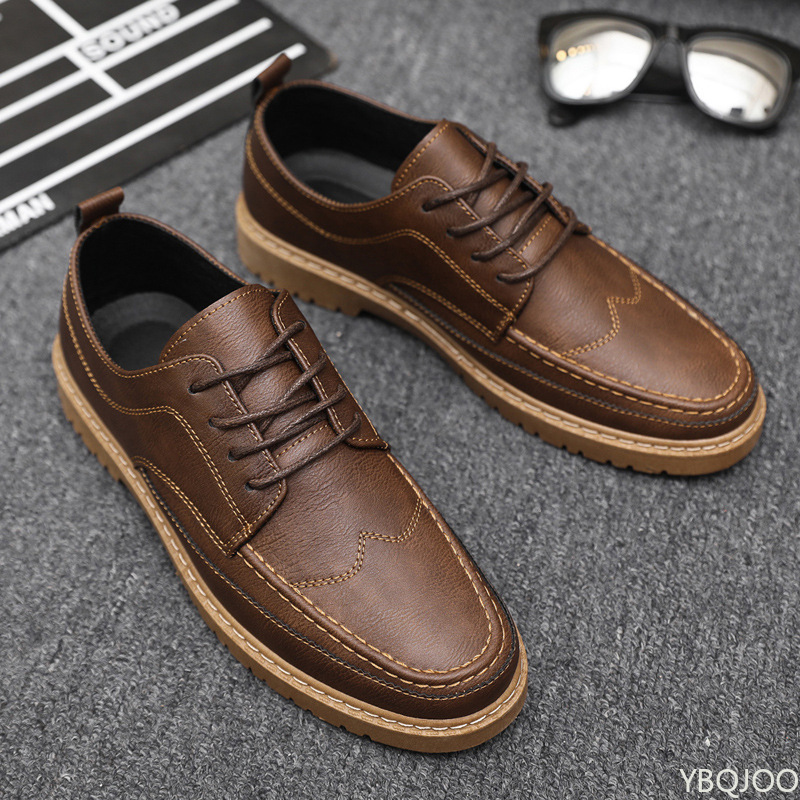 Men's Casual Leather Shoes Tre - Mens Fashion Summer 2025 评论和价格