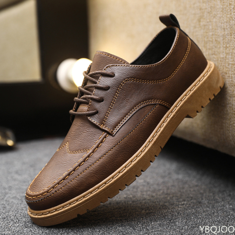 Men's Casual Leather Shoes Tre - Mens Fashion Summer 2025 评论和价格