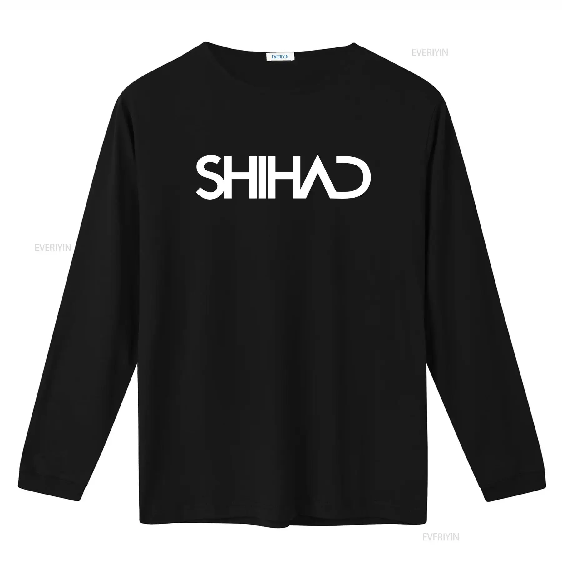 SHIHAD New Fashionable T SHIRT - Mens Fashion Black Shirt 评论和价格