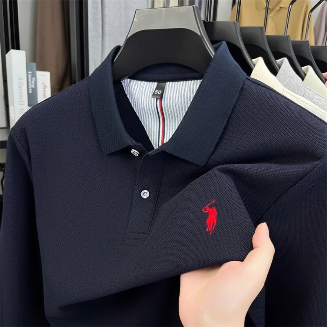 100% pure cotton high-end bran - Men'S Fashion Polo Shirt 评论和价格