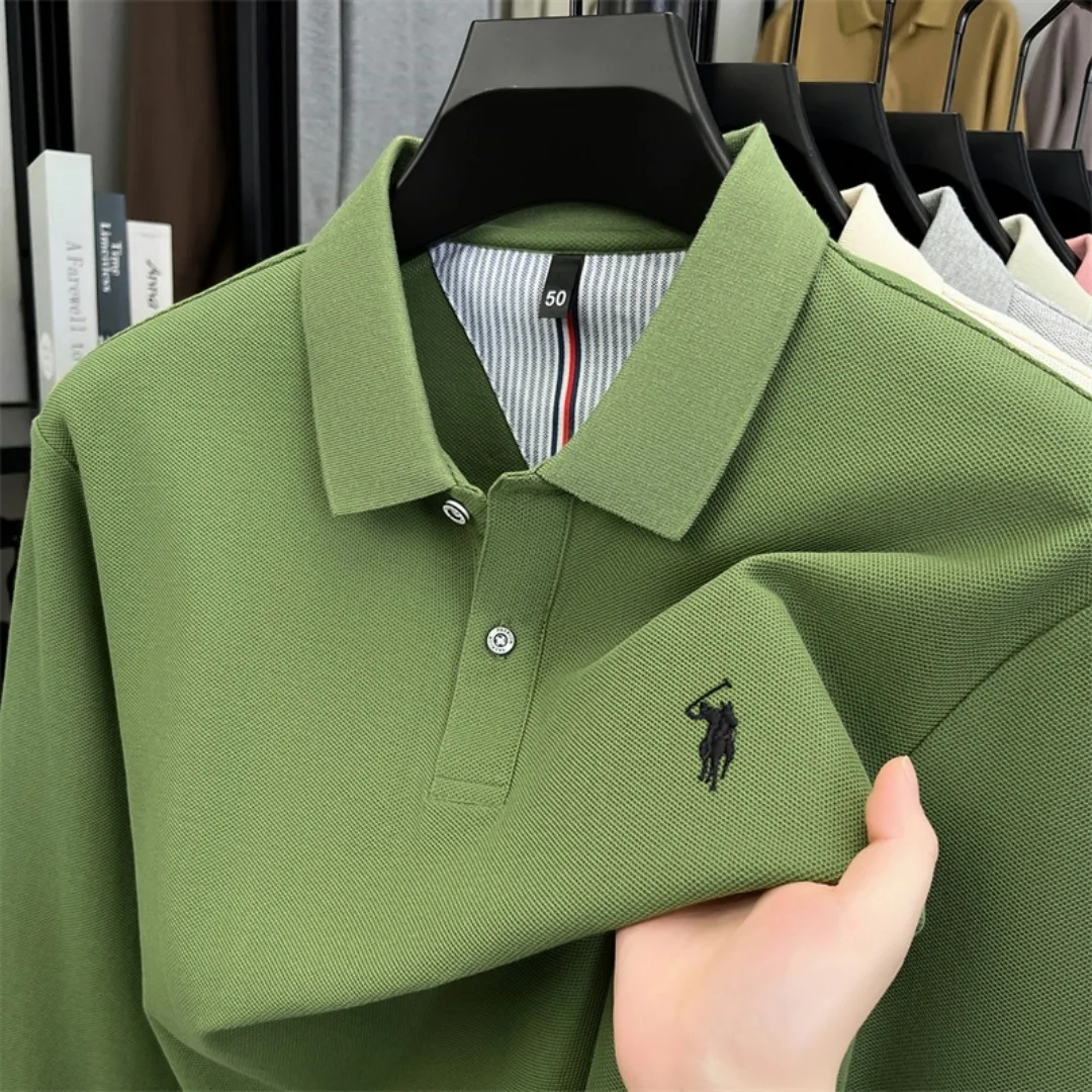 100% pure cotton high-end bran - Men'S Fashion Polo Shirt 评论和价格