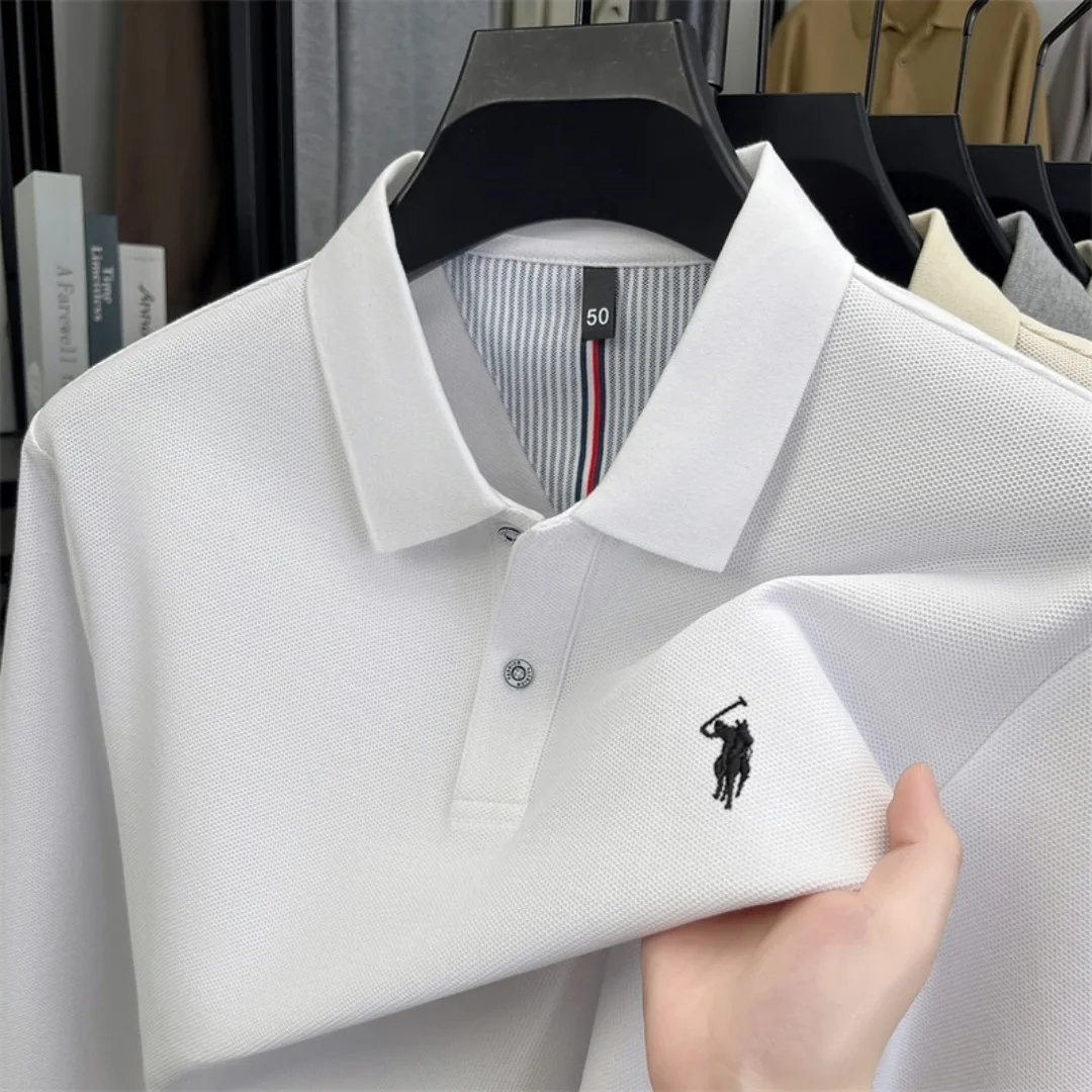 100% pure cotton high-end bran - Men'S Fashion Polo Shirt 评论和价格