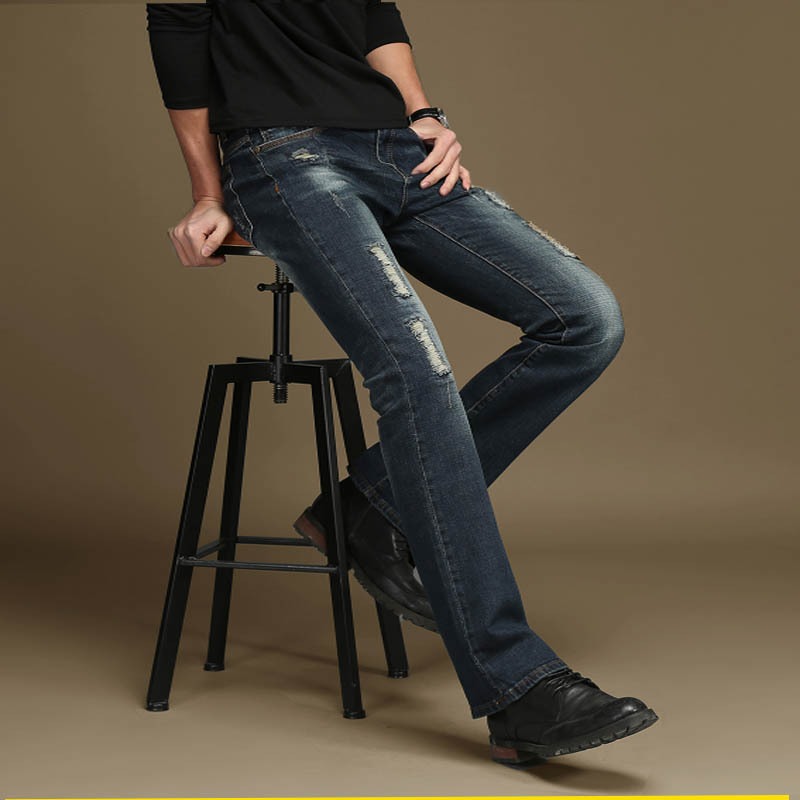 Denim Mens Flared Jeans Pants  - Men'S Fashion Jeans And Boots 评论和价格