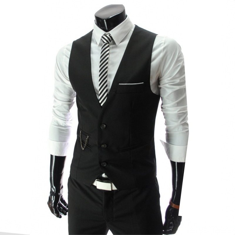 2025 Brand Suit Vest Men Jacke - Mens Fashion Trajes 评论和价格