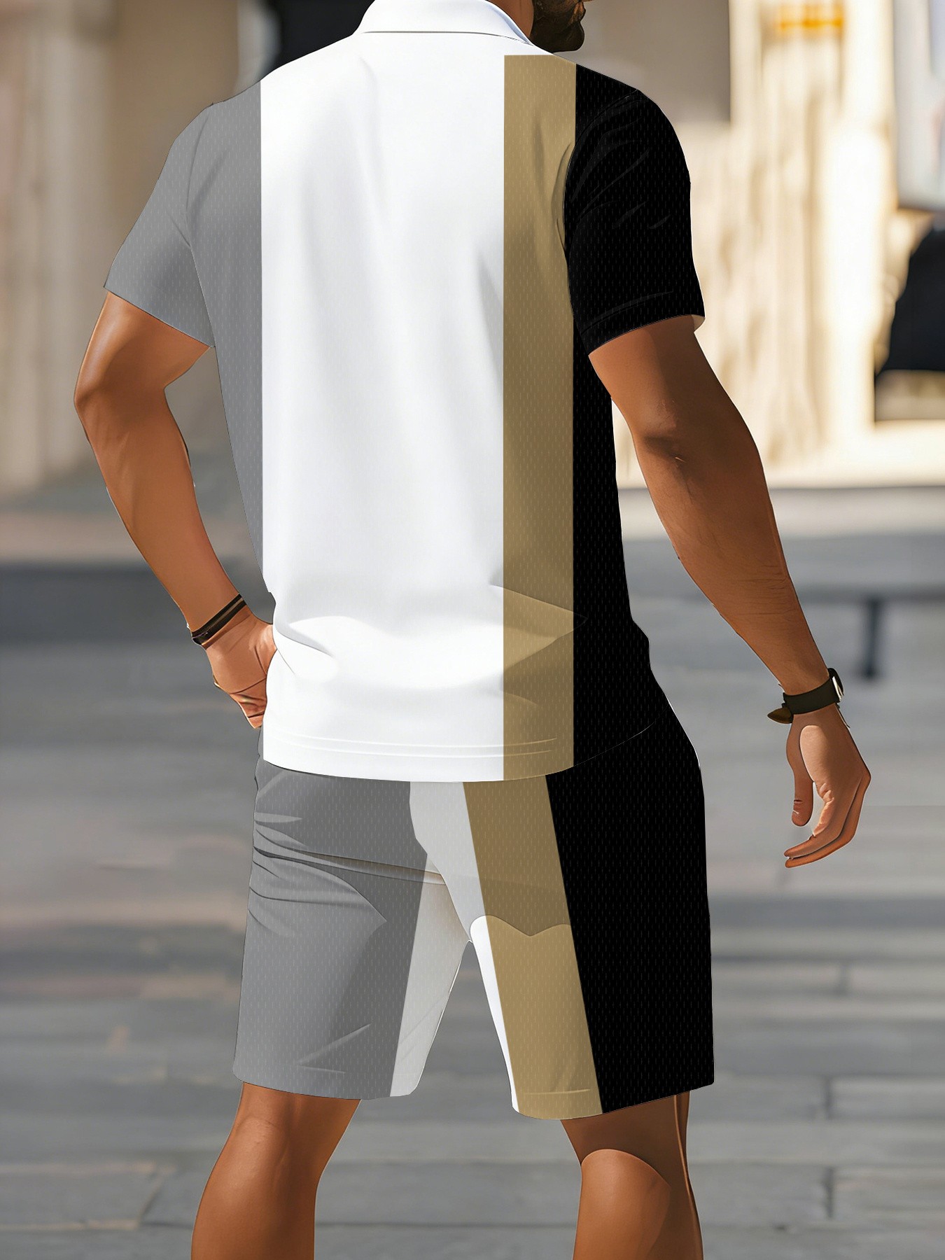 2026 Summer American Men's Pol - Men'S Fashion Polo Shirt 评论和价格