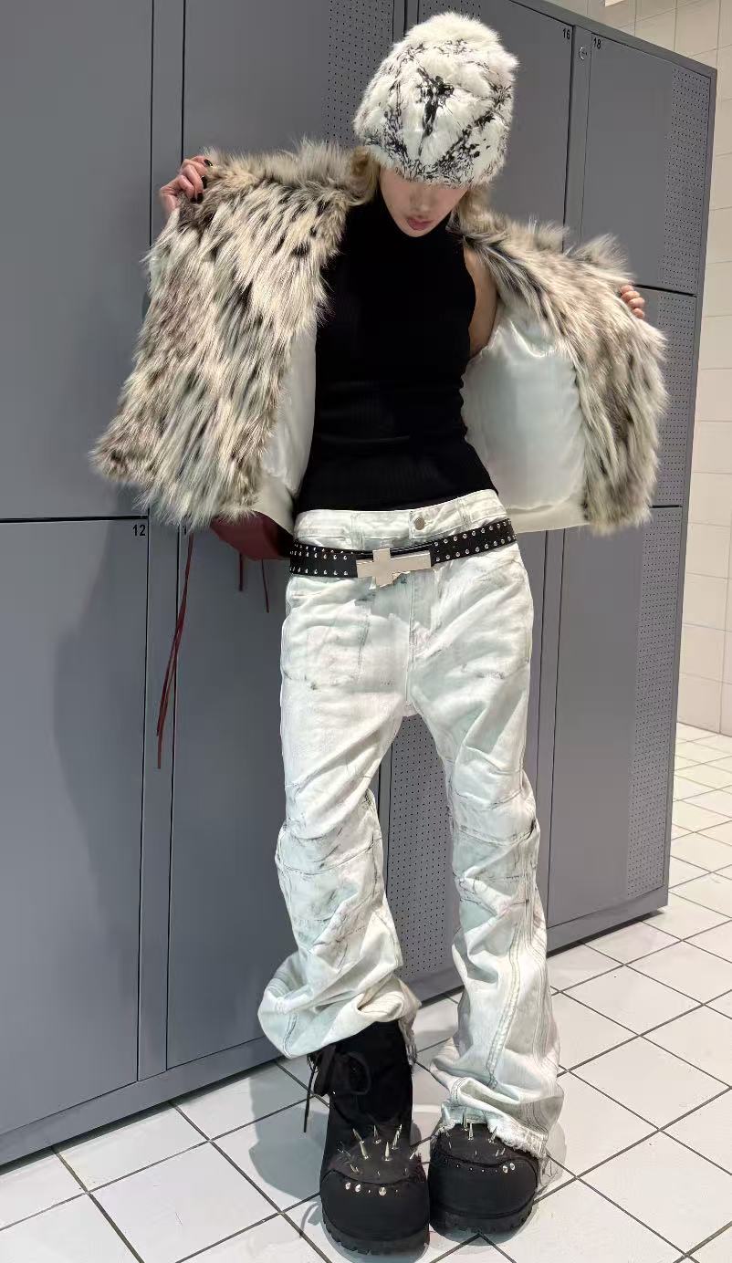 Y2K American Jeans Gothic Styl - Men'S Fashion Jeans And Boots 评论和价格