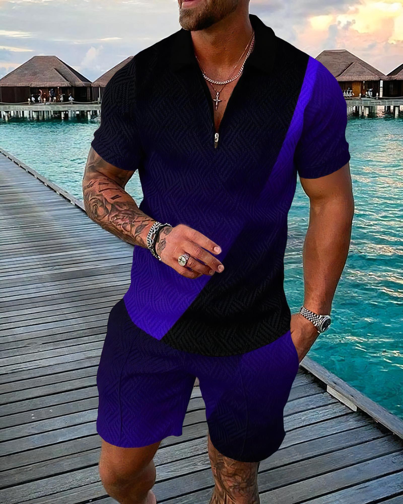 Funny 3D Printed Men's 2 Piece - Men'S Fashion Polo Shirt 评论和价格