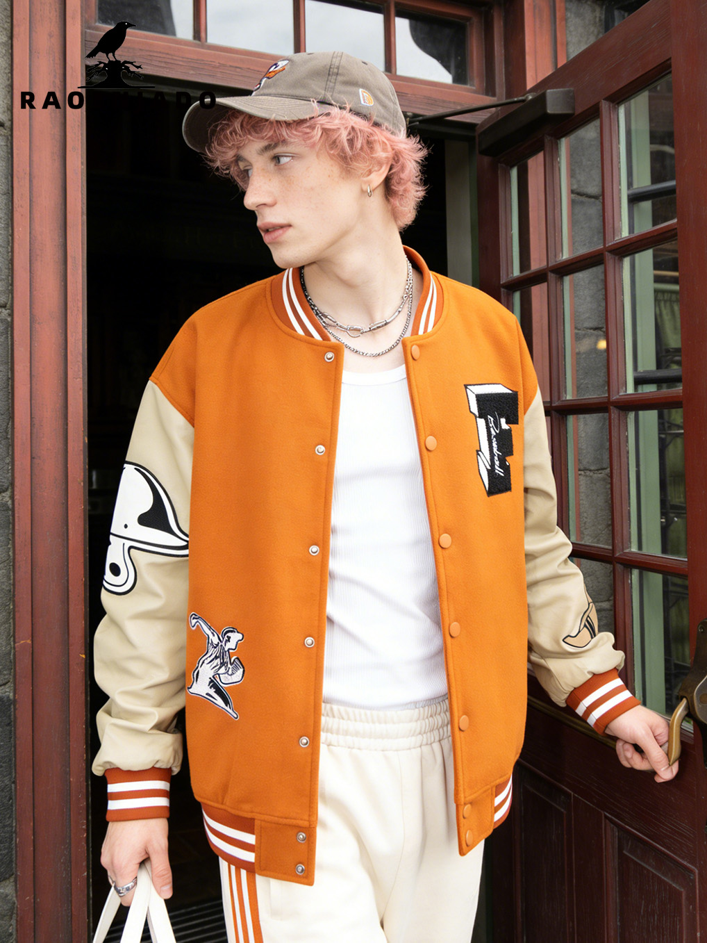 Men's Varsity Jacket Vintage B - Varsity Jacket Letterman 评论和价格
