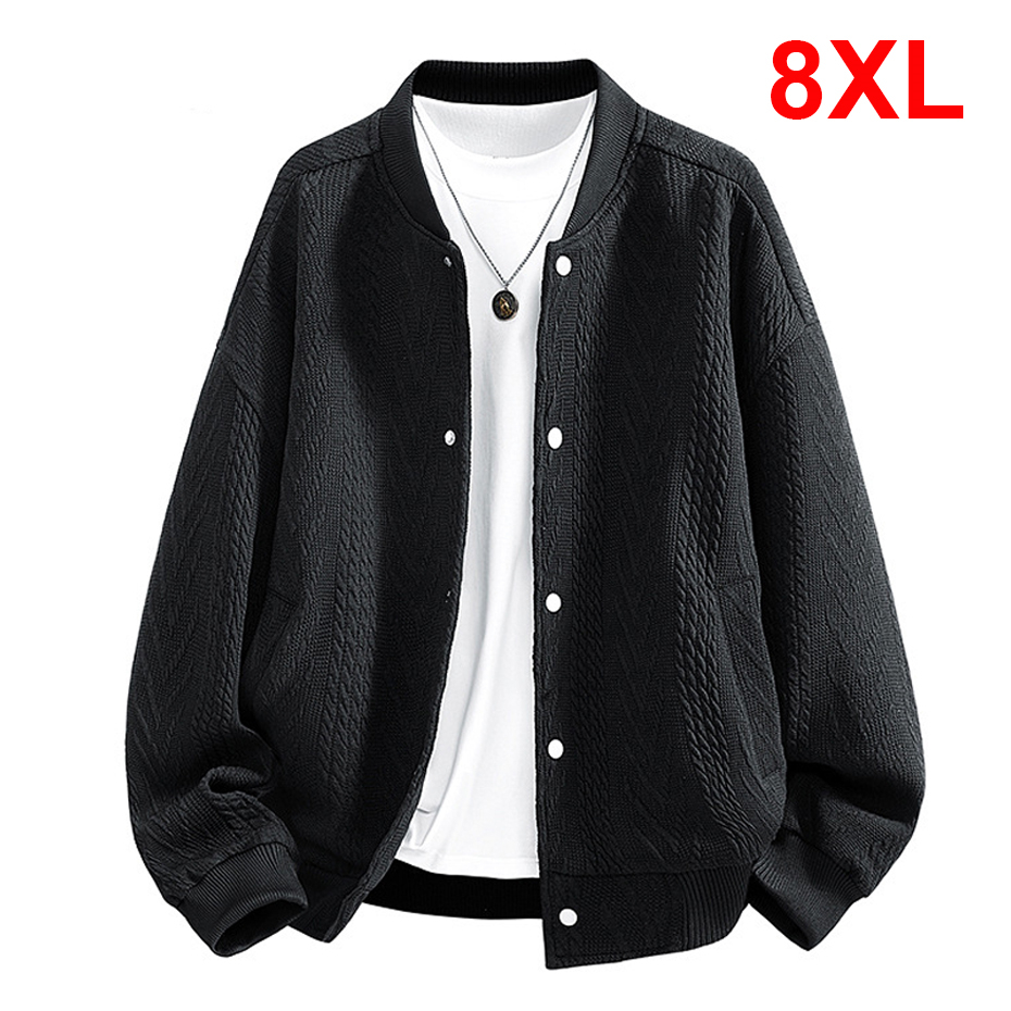 Knitted Baseball Jacket Men 8X - Varsity Jacket Letterman 评论和价格