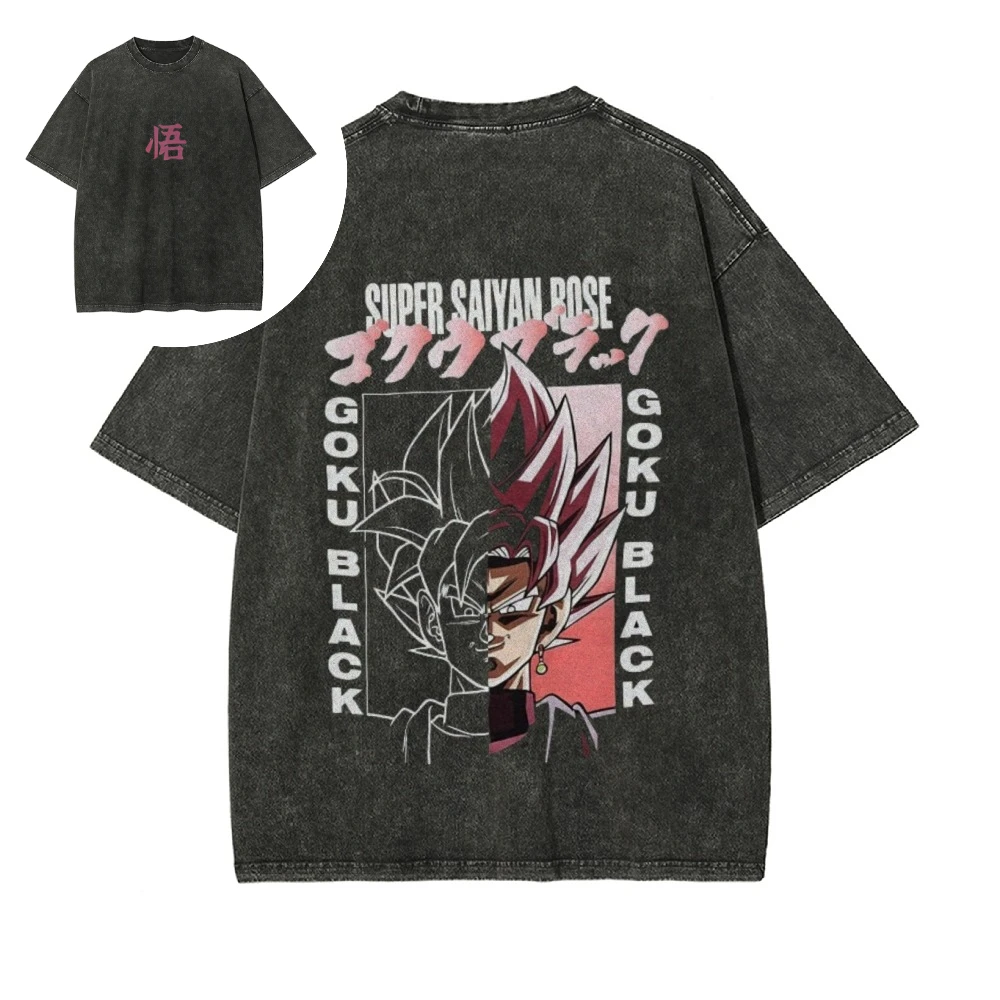 Dragon Ball Goku New Hot Summe - Mens Fashion Black Shirt 评论和价格