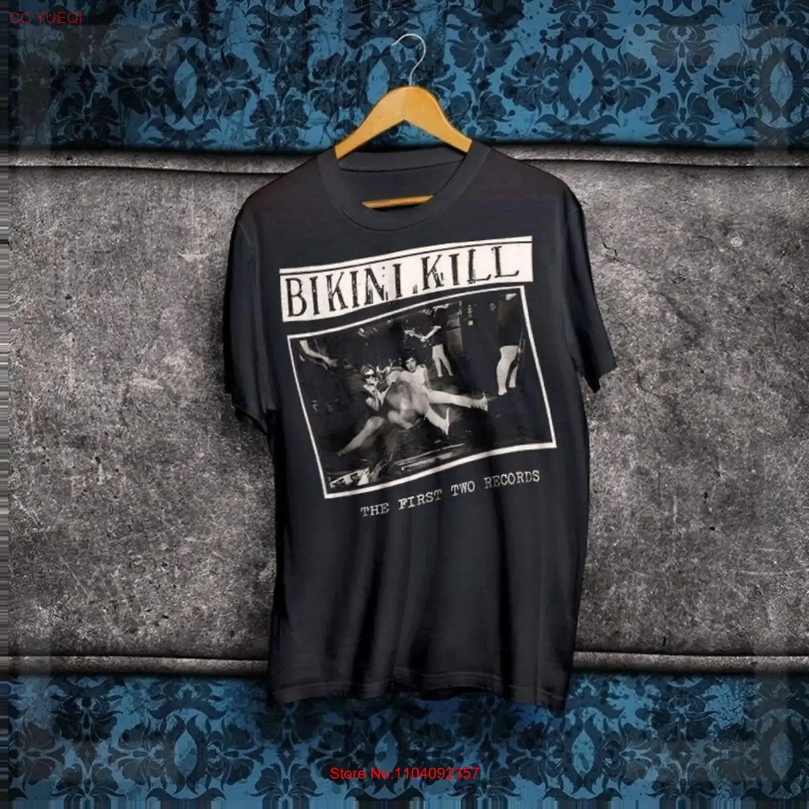 Bikini Kill T Shirt The First  - Mens Fashion Black Shirt 评论和价格