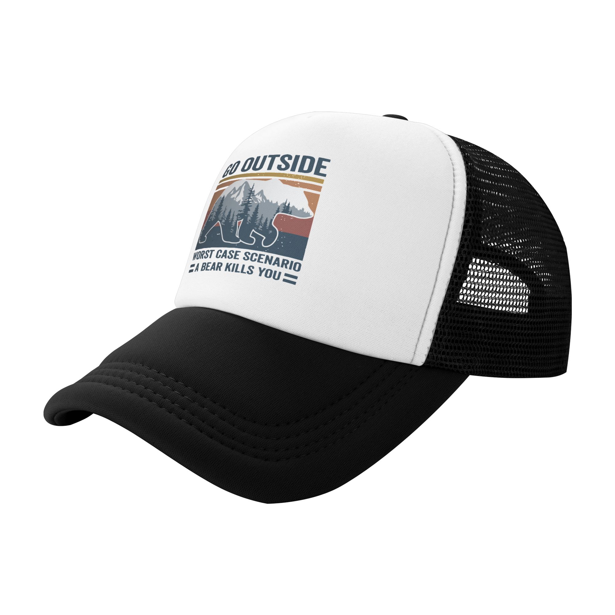 Go Outside Worst Case Scenario - Trucker Hat Cap 评论和价格