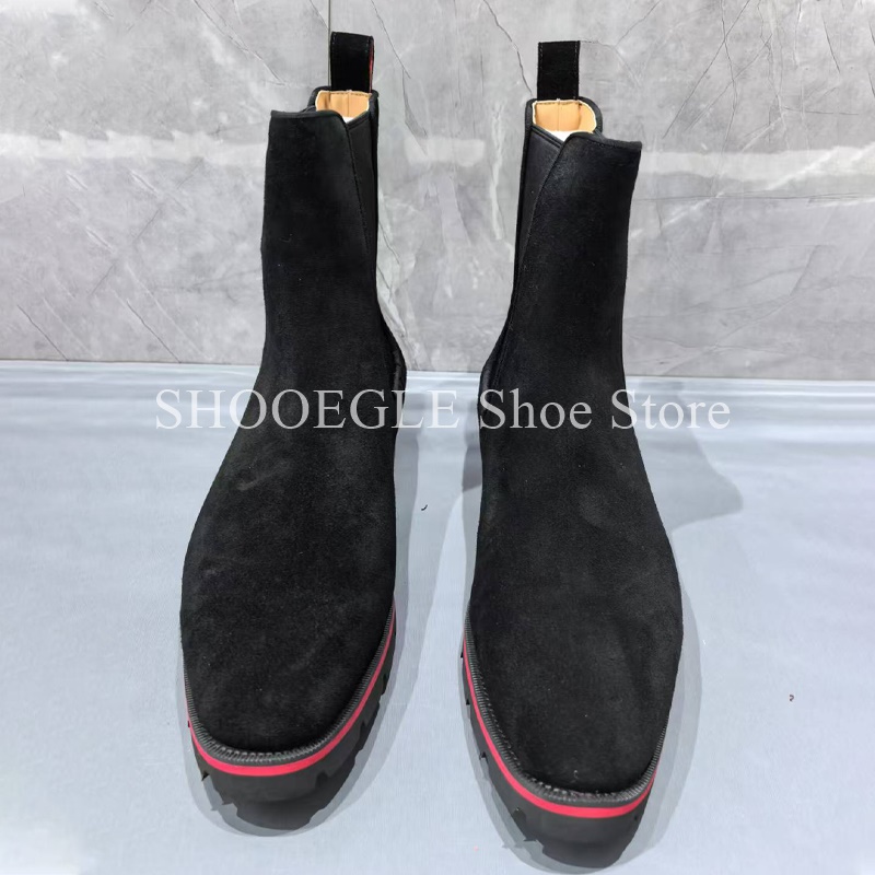 Black Cow Suede Men’s Boots Ro - Mens Fashion Autumn 2025 评论和价格