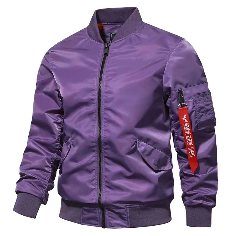 Bomber Jacket Men Winter Autum - Varsity Jacket Letterman 评论和价格