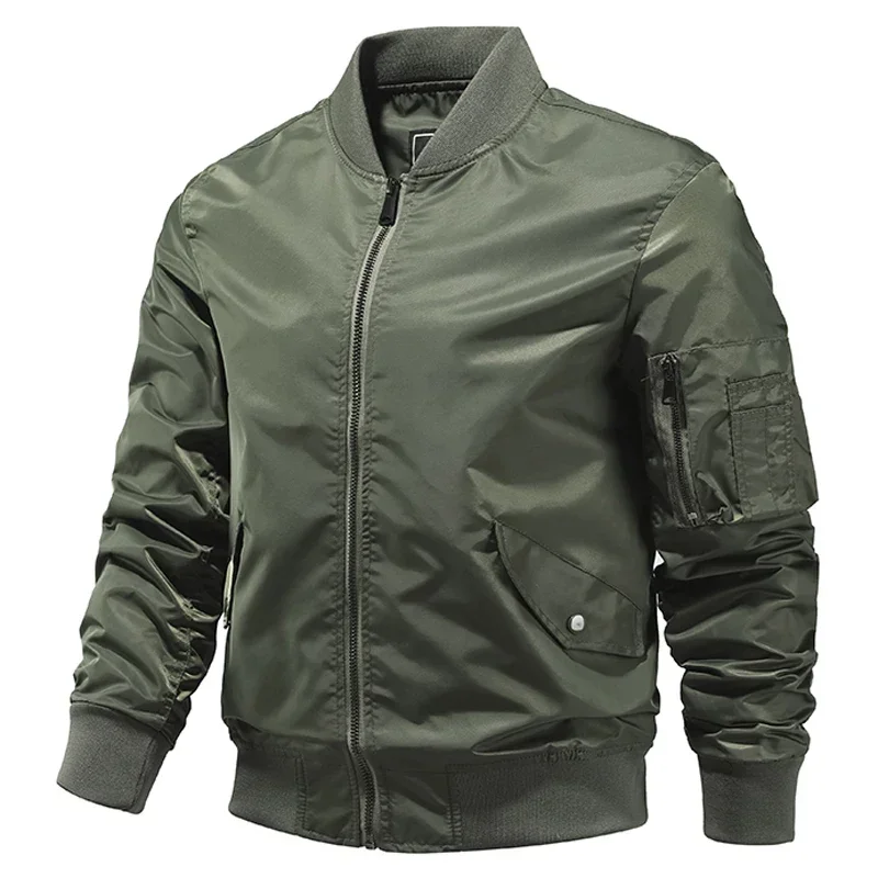 Bomber Jacket Men Winter Autum - Varsity Jacket Letterman 评论和价格